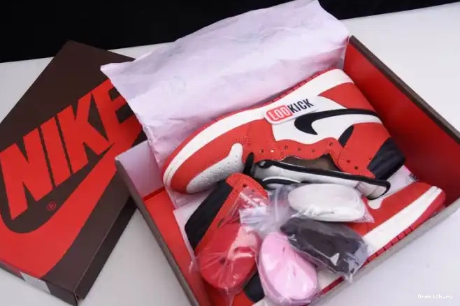 One Kick JORDAN - SCOTT AIR 100(RED) RETRO 1 X CD4487 OG HIGH TRAVIS 0621